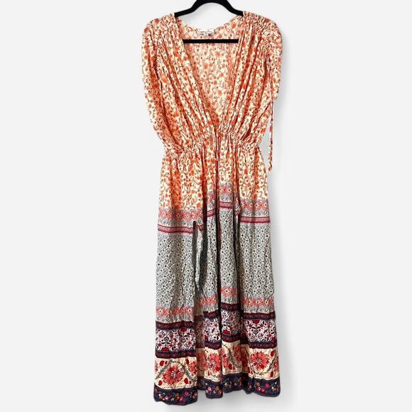 Boho Floral Maxi Dress by Grace & Lace (M/L/XL) - Picture 1 of 5